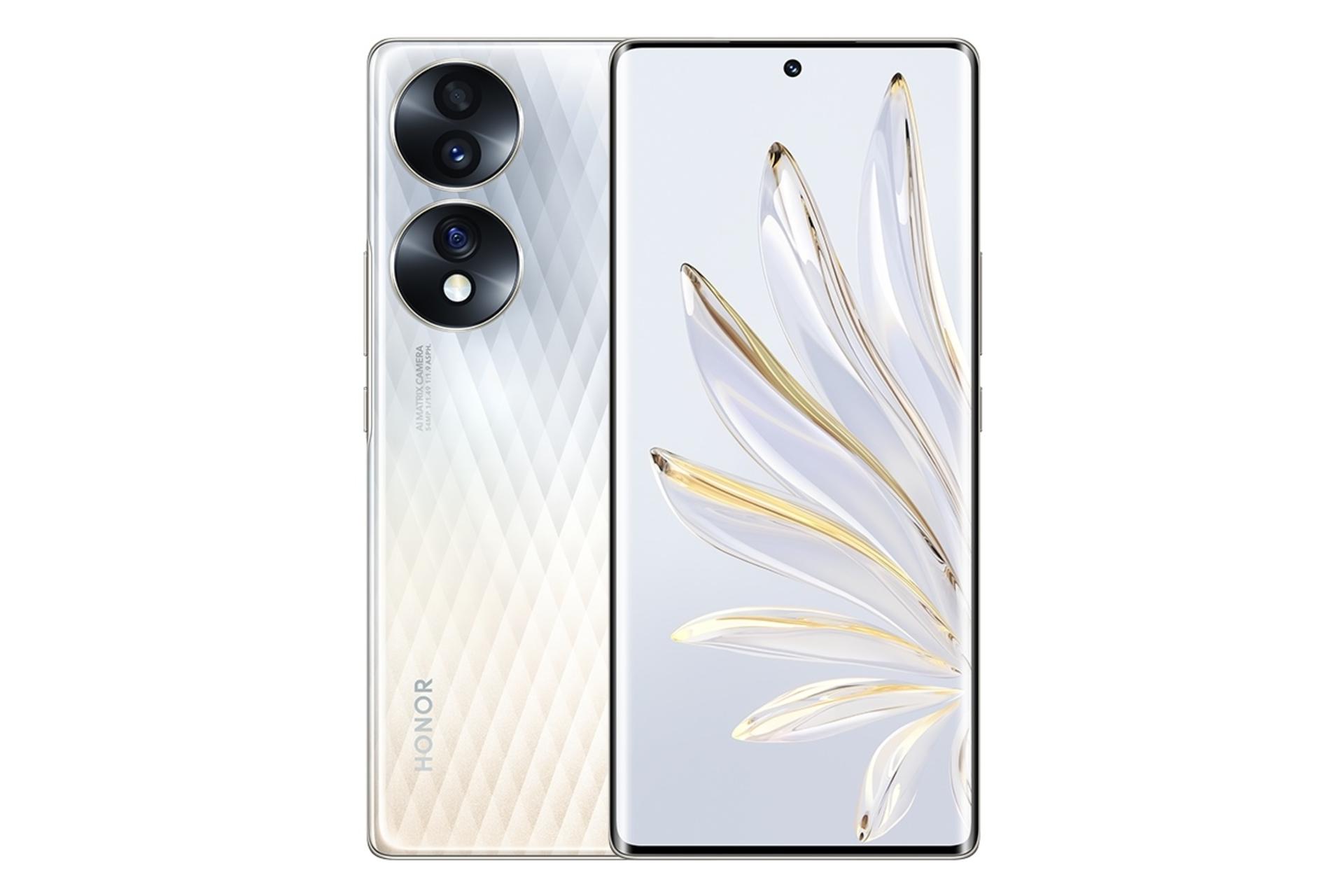 HONOR 70 / گوشی موبایل آنر 70 نقره ای