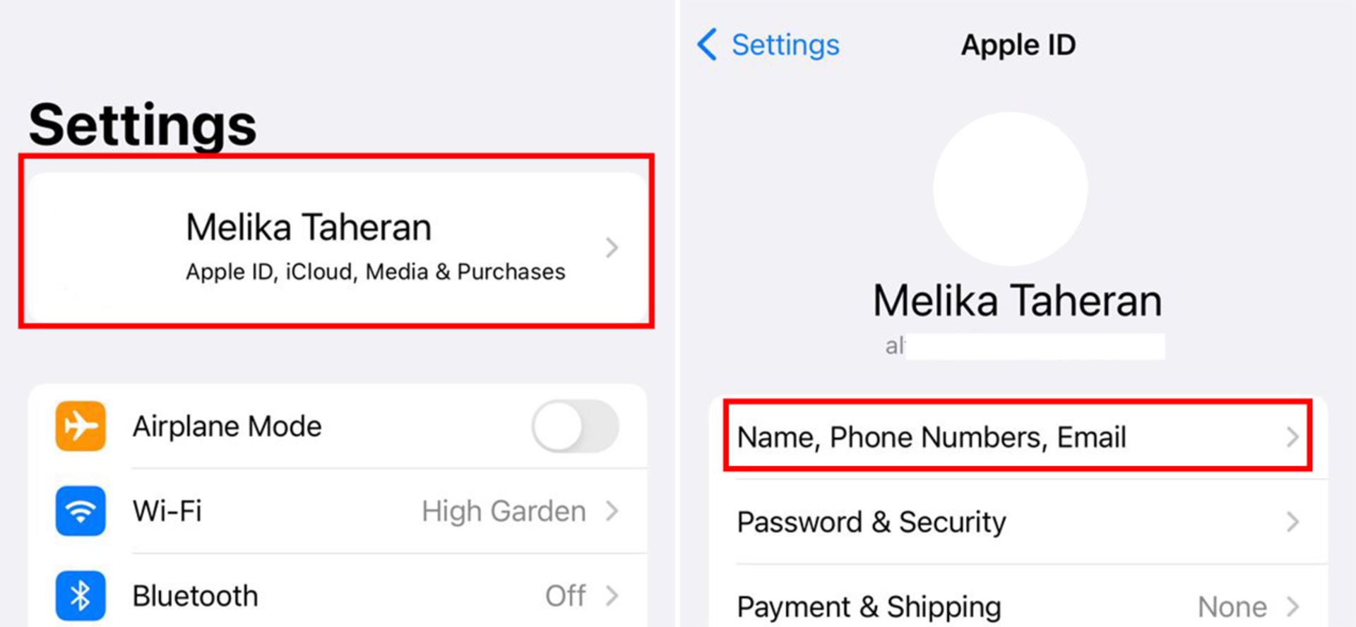 تغییر اپل آیدی فعال روی آیفون