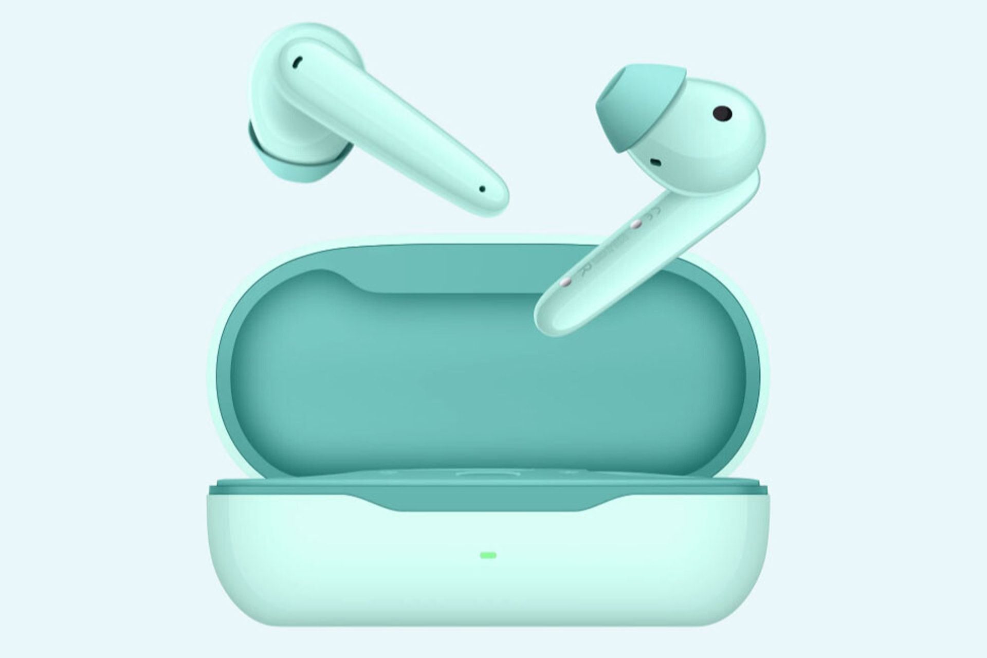 مدل سبزآبی هدفون فری بادز SE هواوی با کیس شارژ