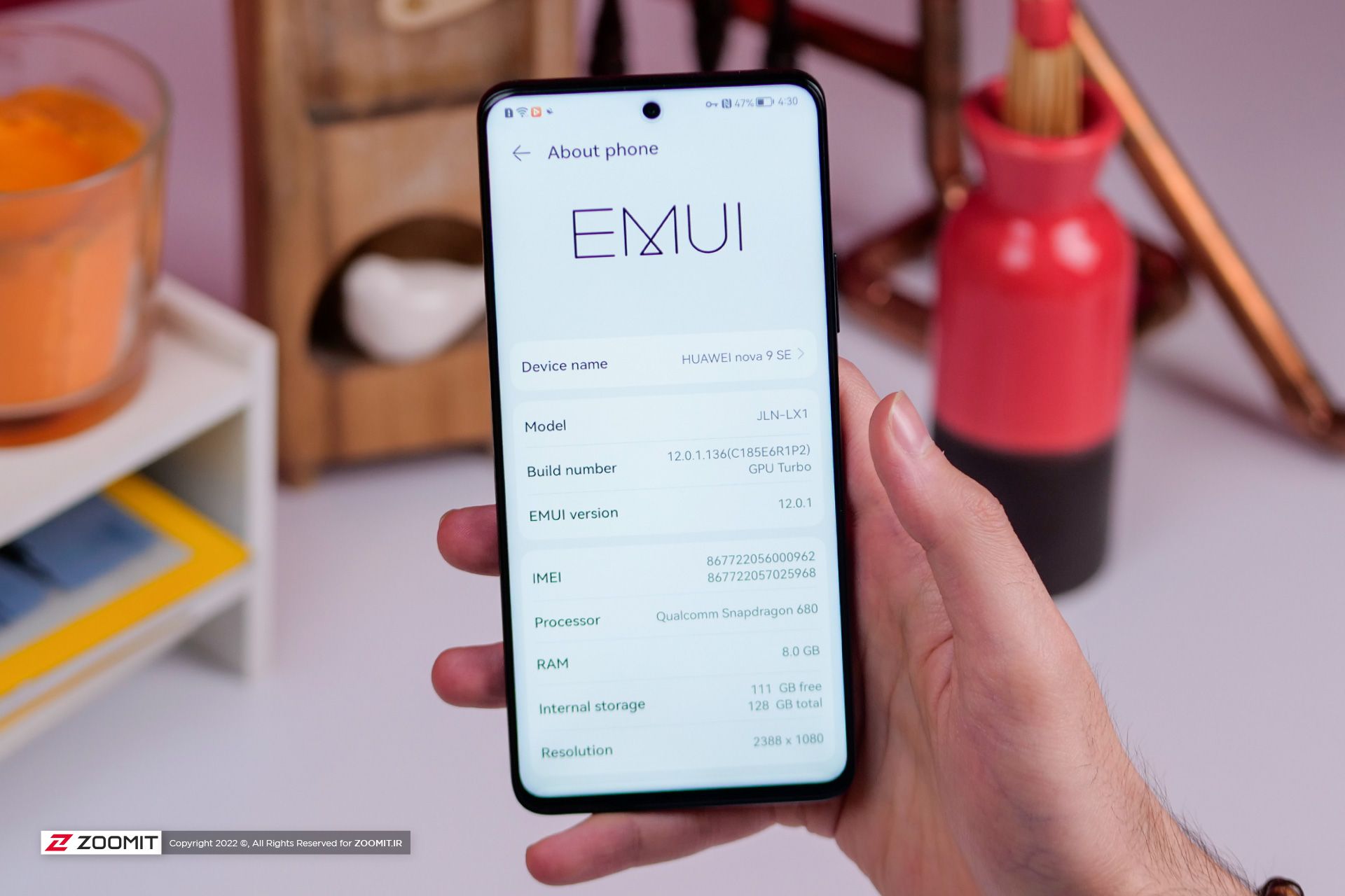 مشخصات نرم افزاری نوا 9 اس ای / Nova 9 SE