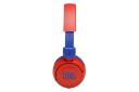 نمای جانبی هدفون بی سیم جی بی ال JBL JR310BT آبی و قرمز