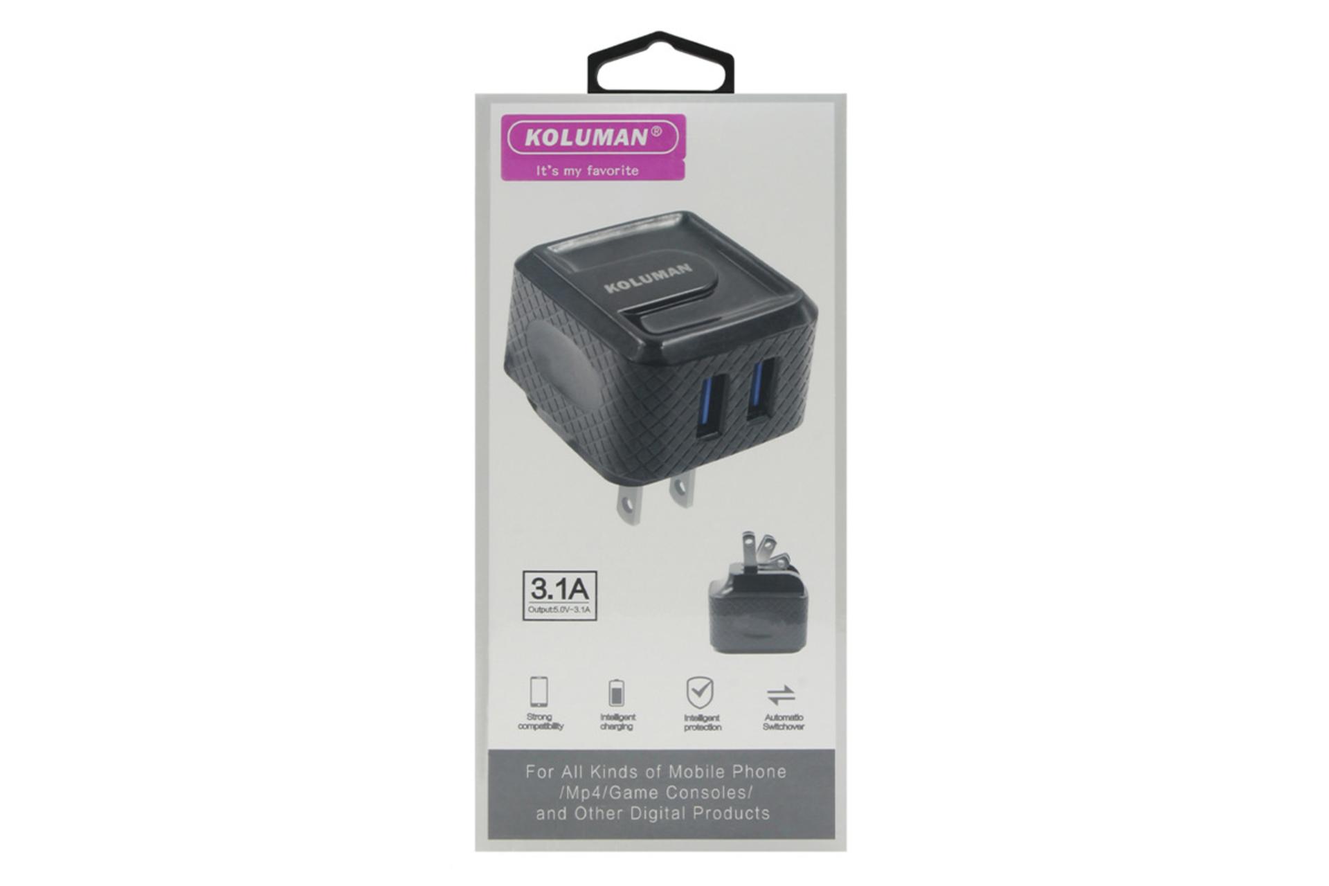 جعبه شارژر کلومن KC-H405