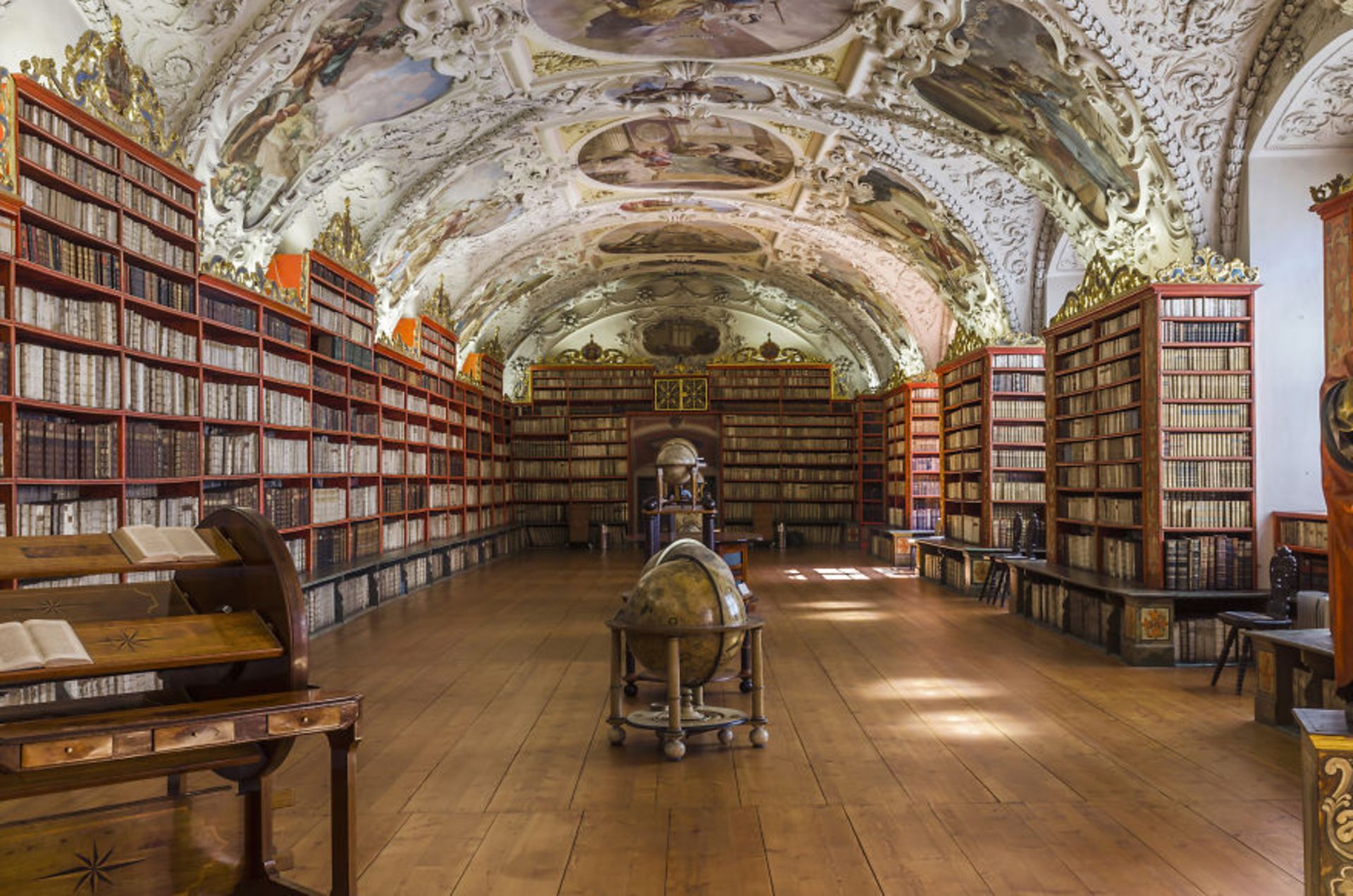 کتابخانه Strahov، پراگ، جمهوری چک