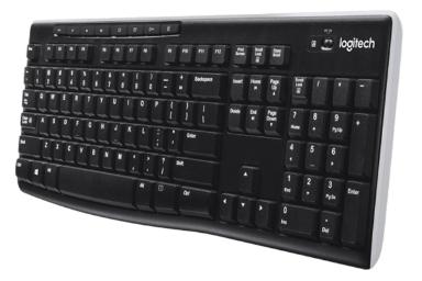 نمای راست کیبورد لاجیتک K270