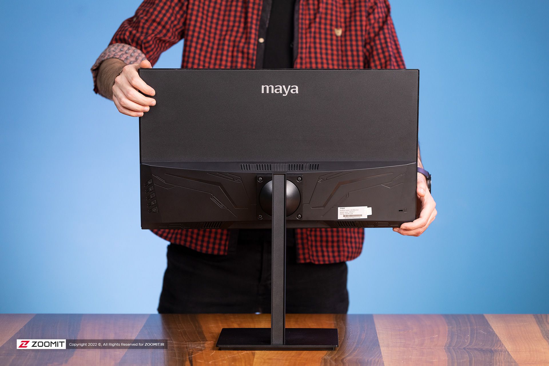 تغییر ارتفاع مانیتور MO24T مایا