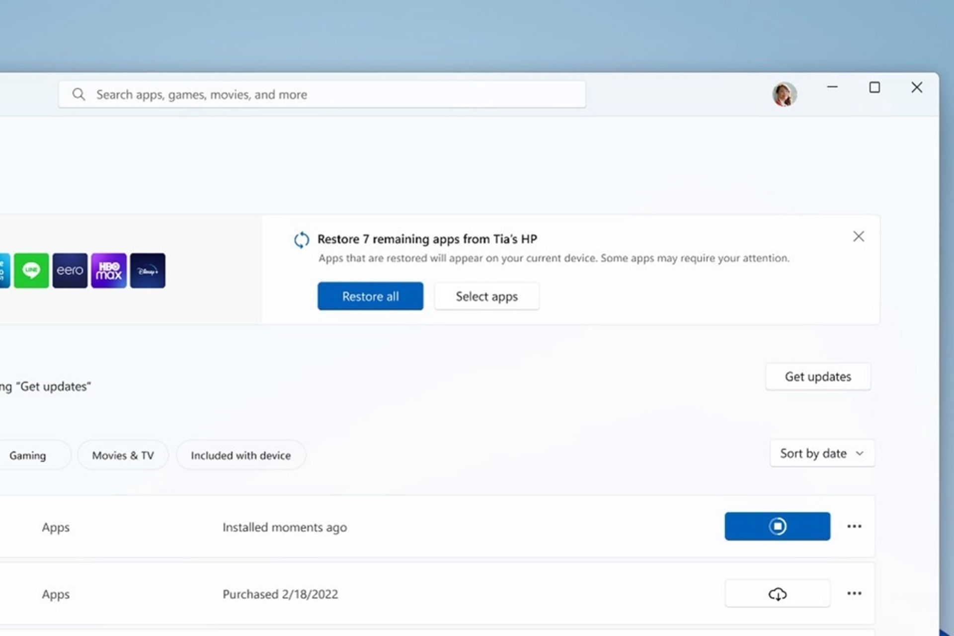 قابلیت جدید Restore Apps در مایکروسافت استور / Microsoft Store