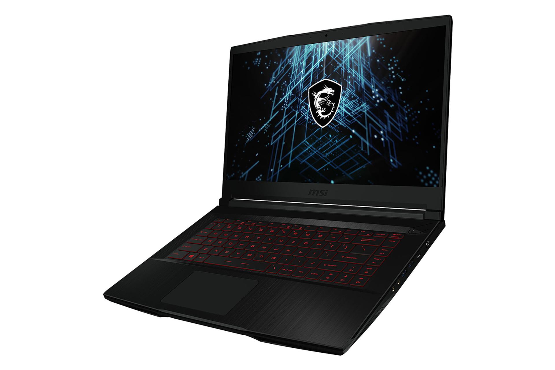 نمای نیمرخ لپ تاپ ام اس آی GF63 Thin 11UC