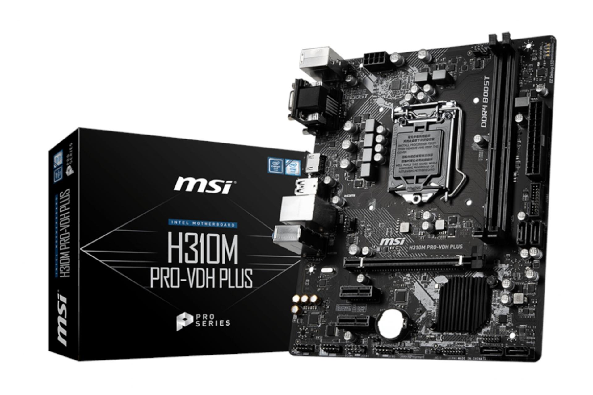 جعبه مادربرد ام اس آی MSI H310M PRO-VDH PLUS
