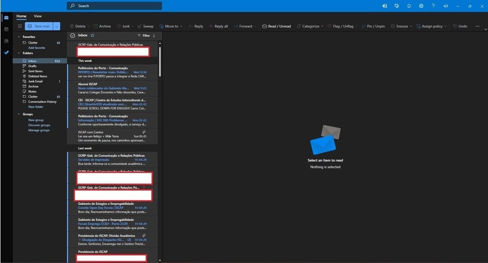برنامه تحت وب مدیریت ایمیل one outlook