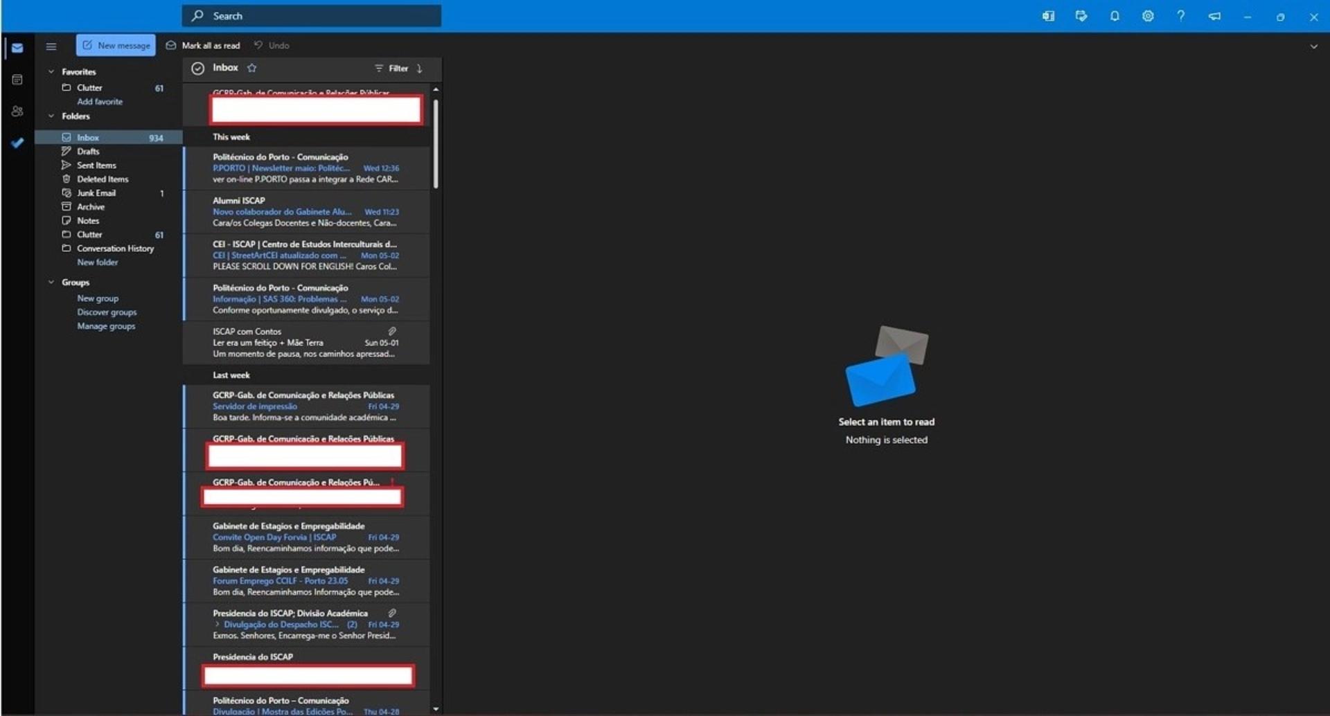 برنامه تحت وب مدیریت ایمیل one outlook