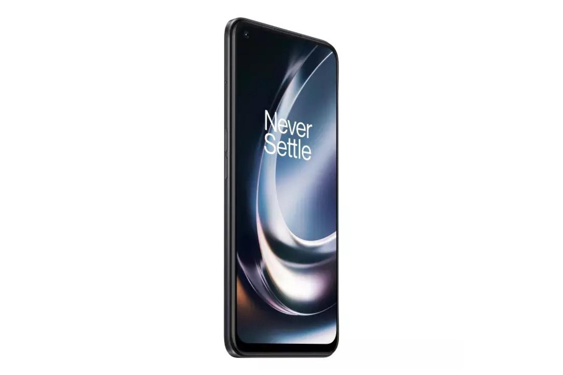 نمای جانبی گوشی موبایل وان پلاس نورد 2 لایت / OnePlus Nord 2 Lite مشکی