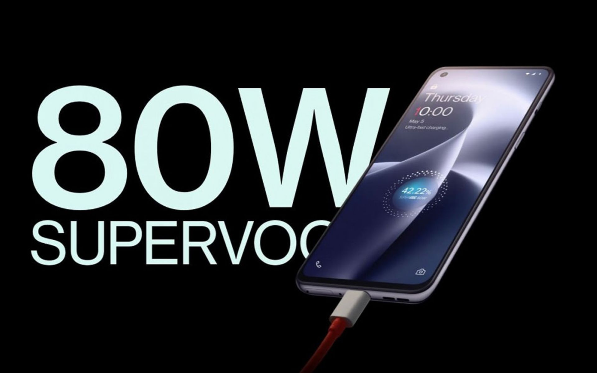 شارژ ۸۰ واتی وان‌پلاس نورد 2T