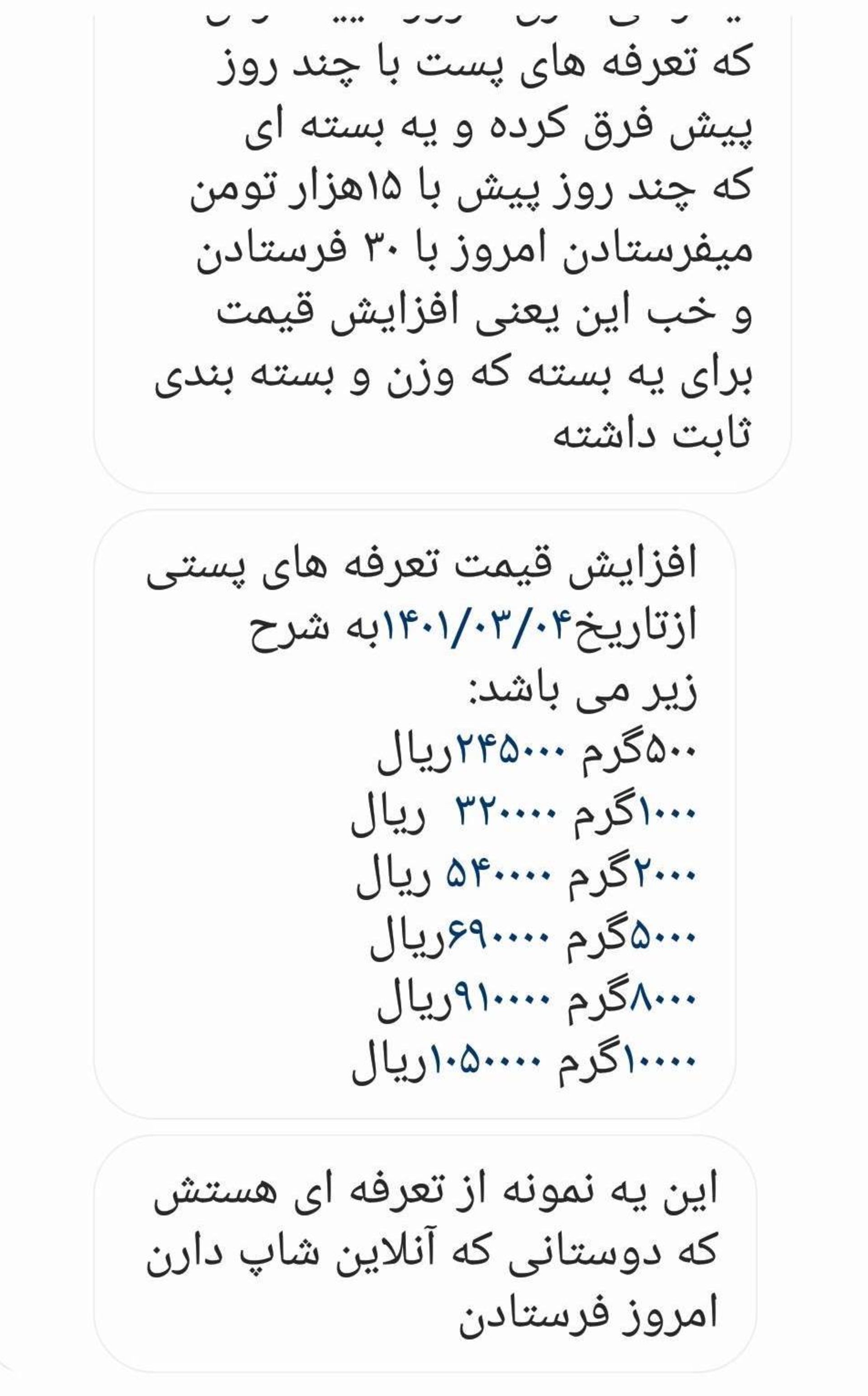 اعتراض کسب‌وکارهای خانگی به افزایش تعرفه‌های پستی