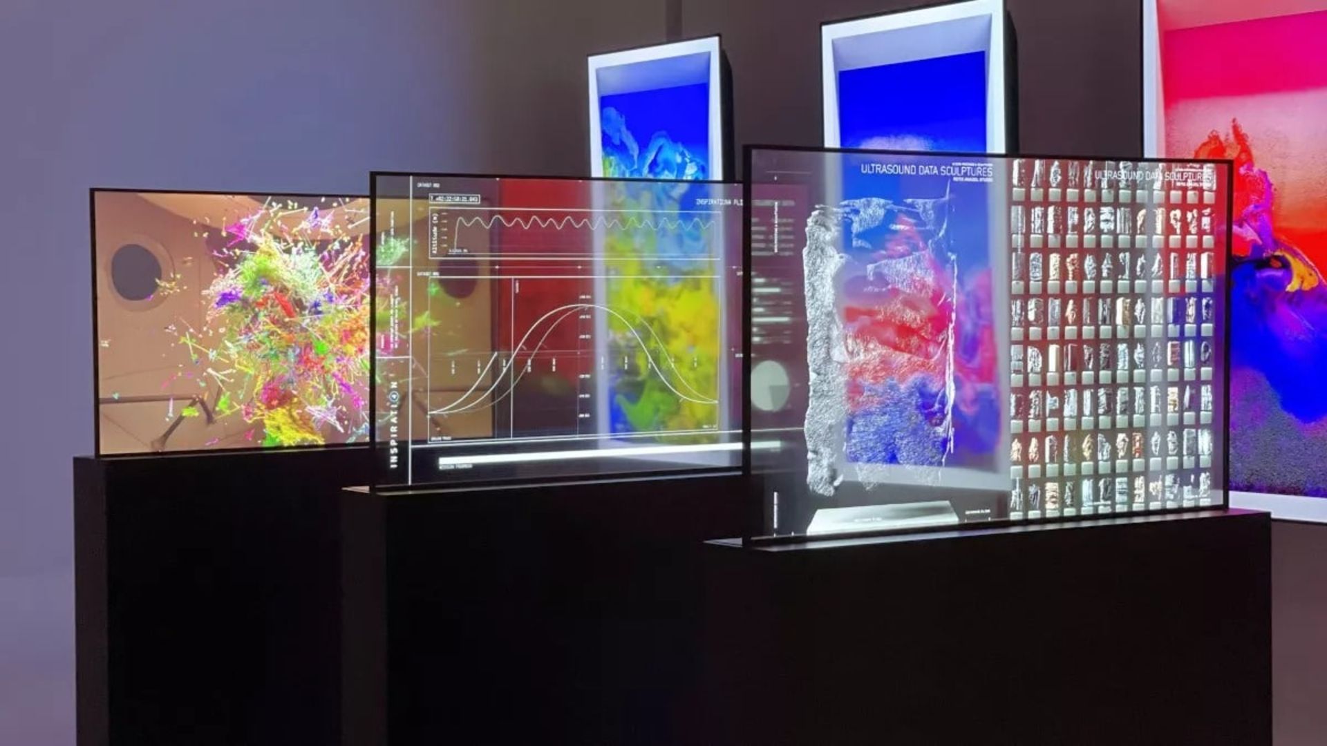 تلویزیون OLED شفاف ال‌جی