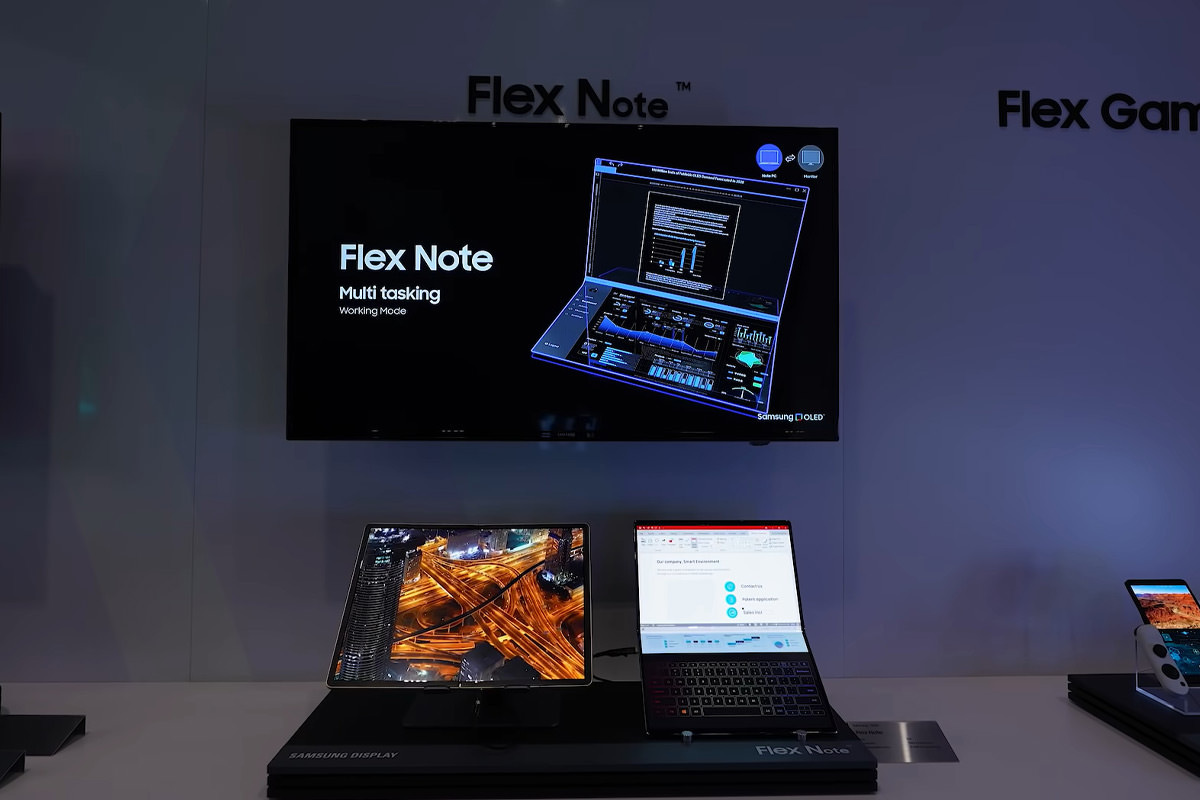 سامسونگ از نمایشگر تاشدنی Flex Note با نوآوری‌های جدید رونمایی کرد - زومیت