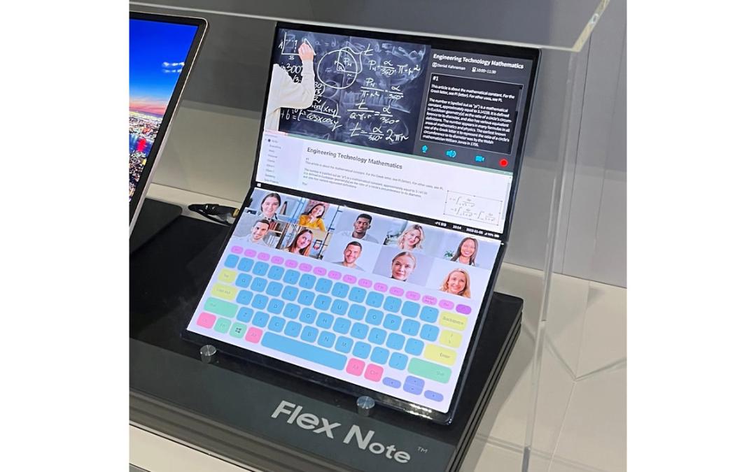 نمایشگر تاشدنی flex note سامسونگ-۲
