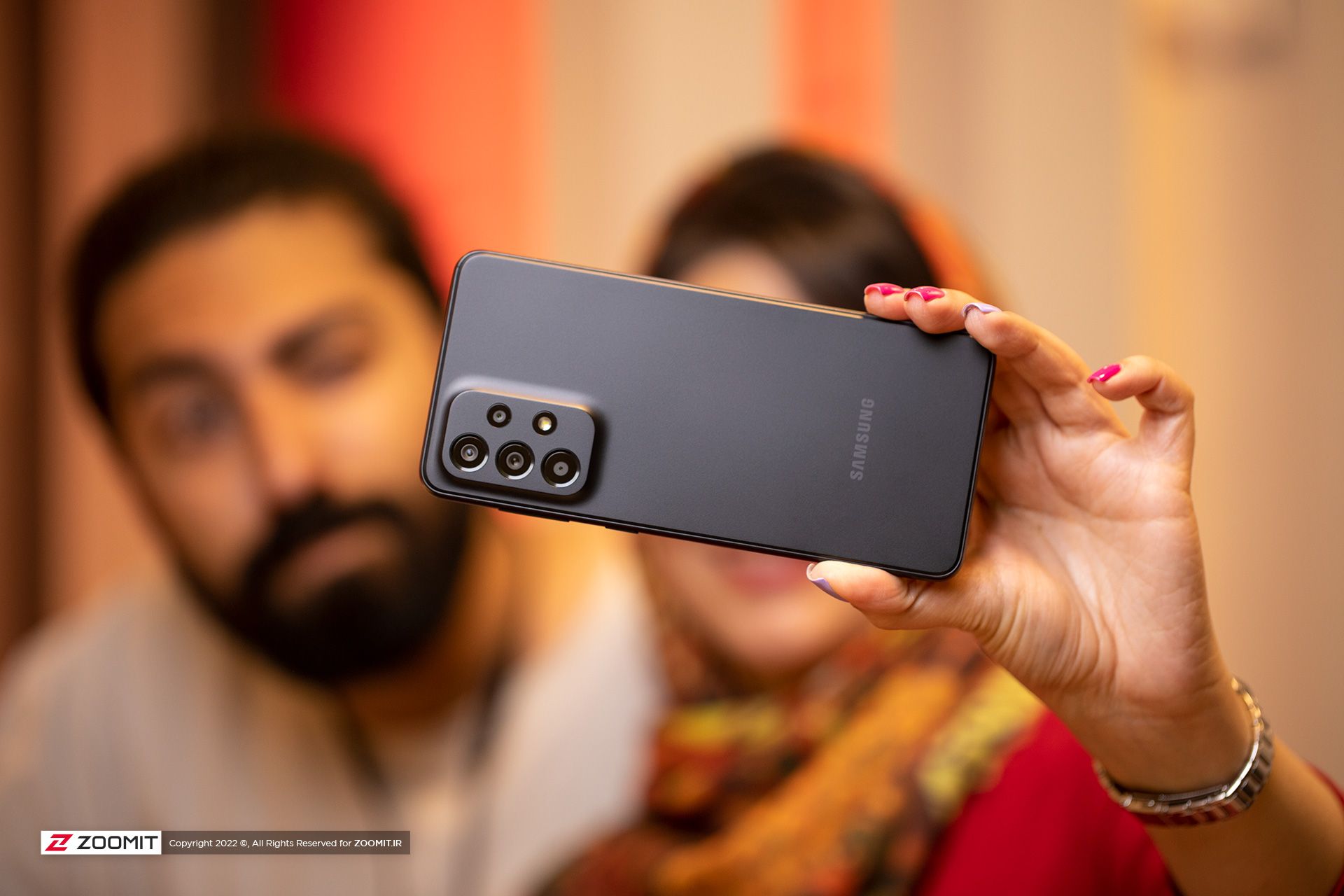 عکاسی سلفی با گلکسی A33 سامسونگ