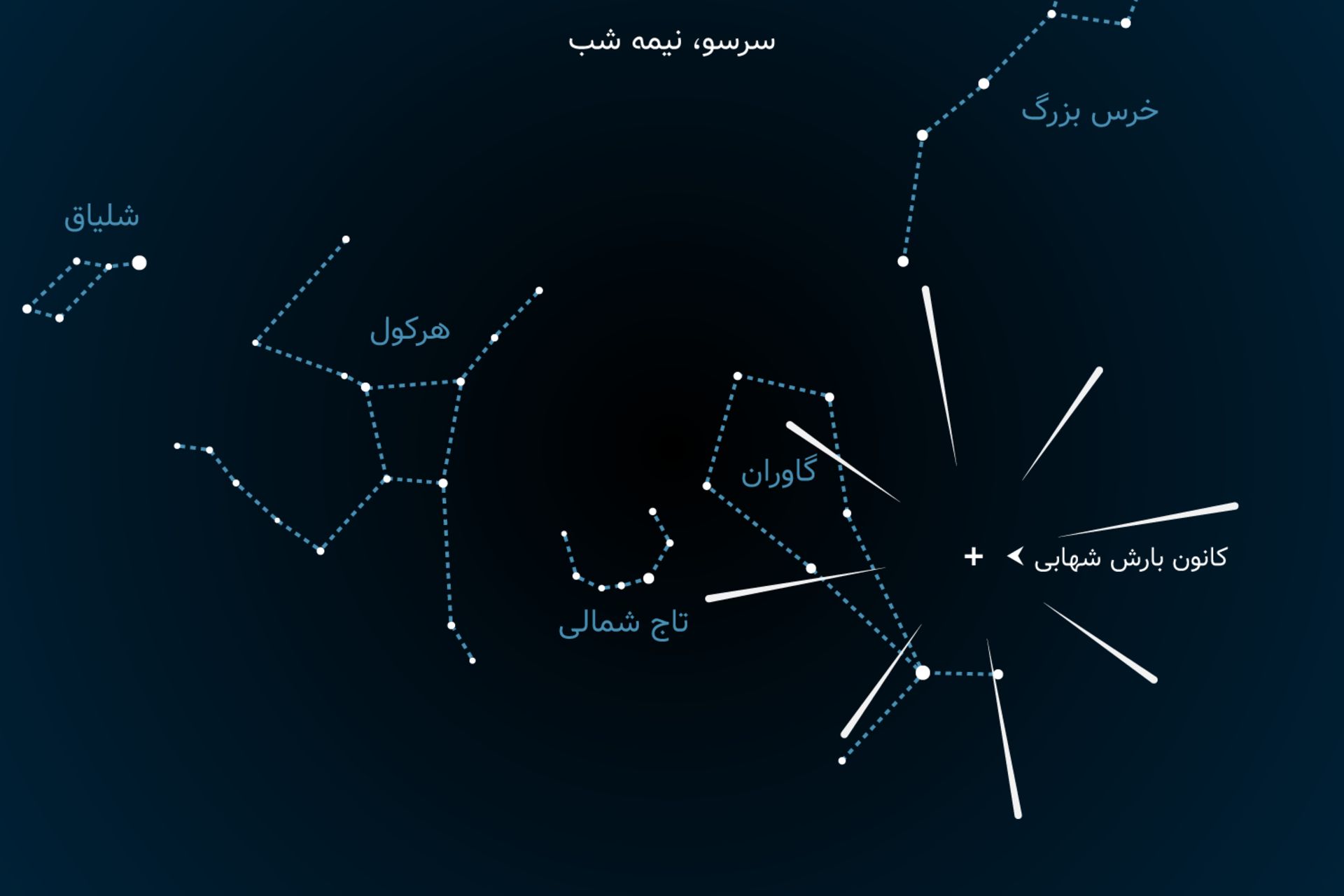 بارش شهابی تاو هرکولی خرداد 1401