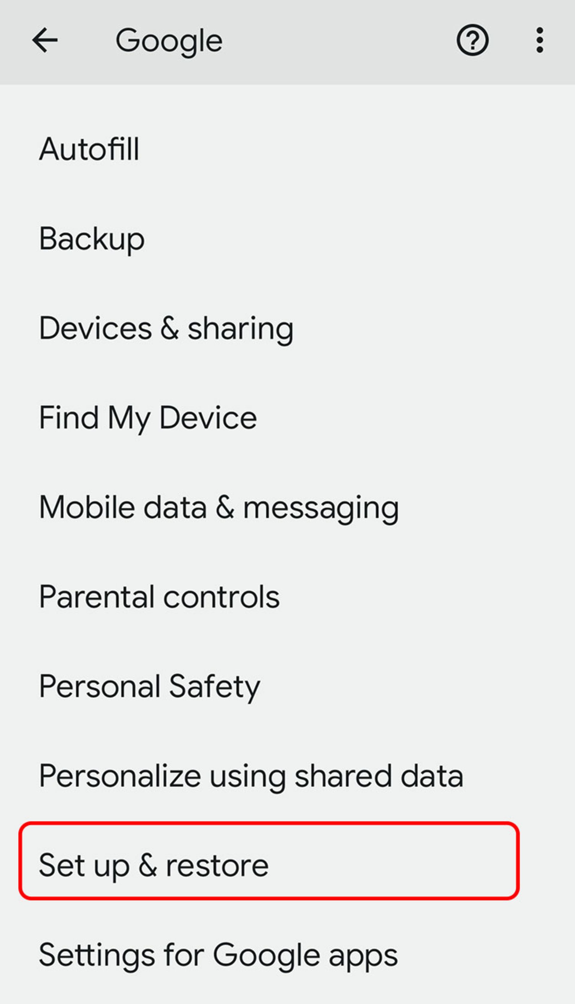 انتقال مخاطبین از جیمیل به گوشی اندروید روش اول 