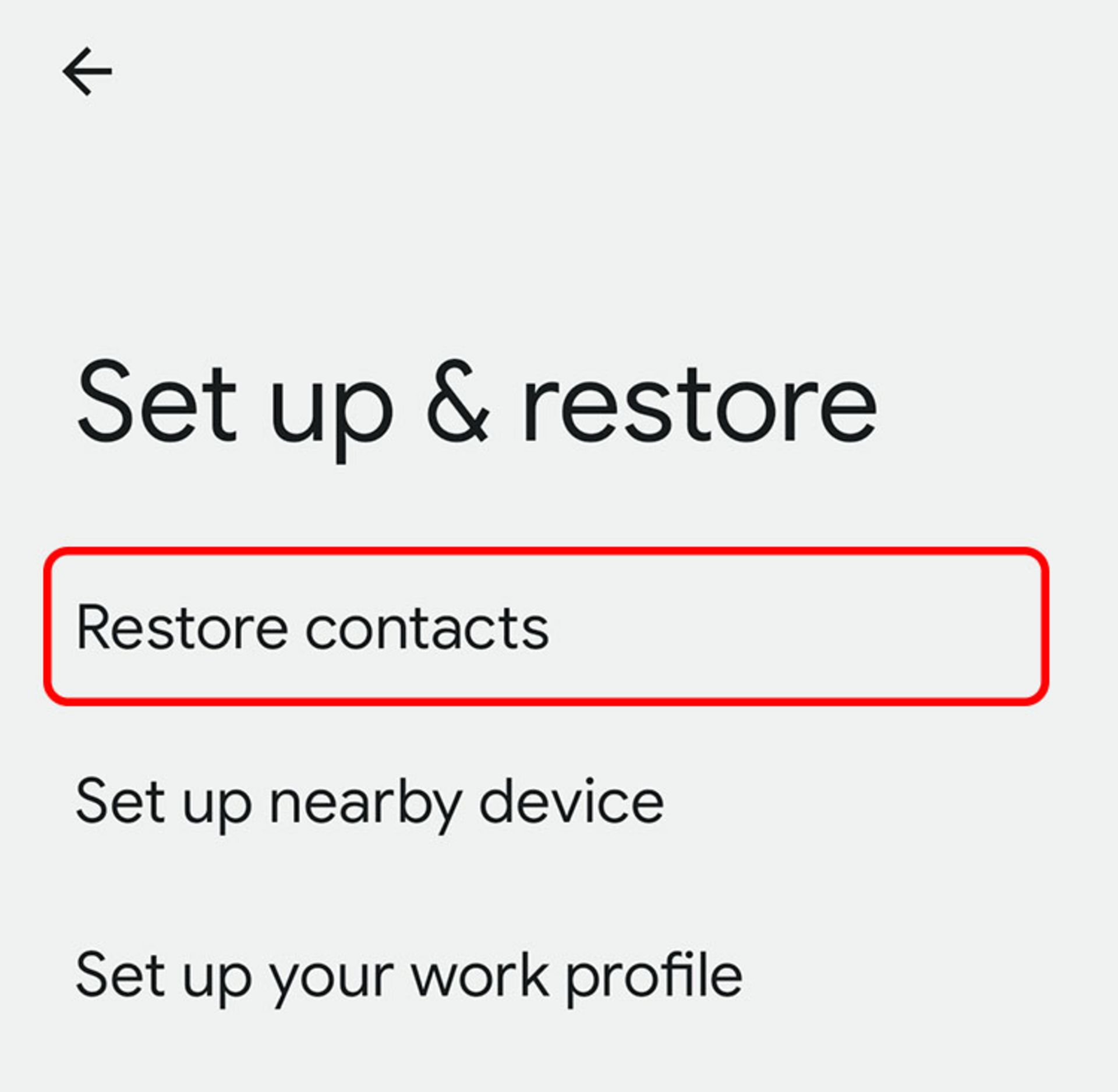 انتقال مخاطبین از جیمیل به گوشی اندروید