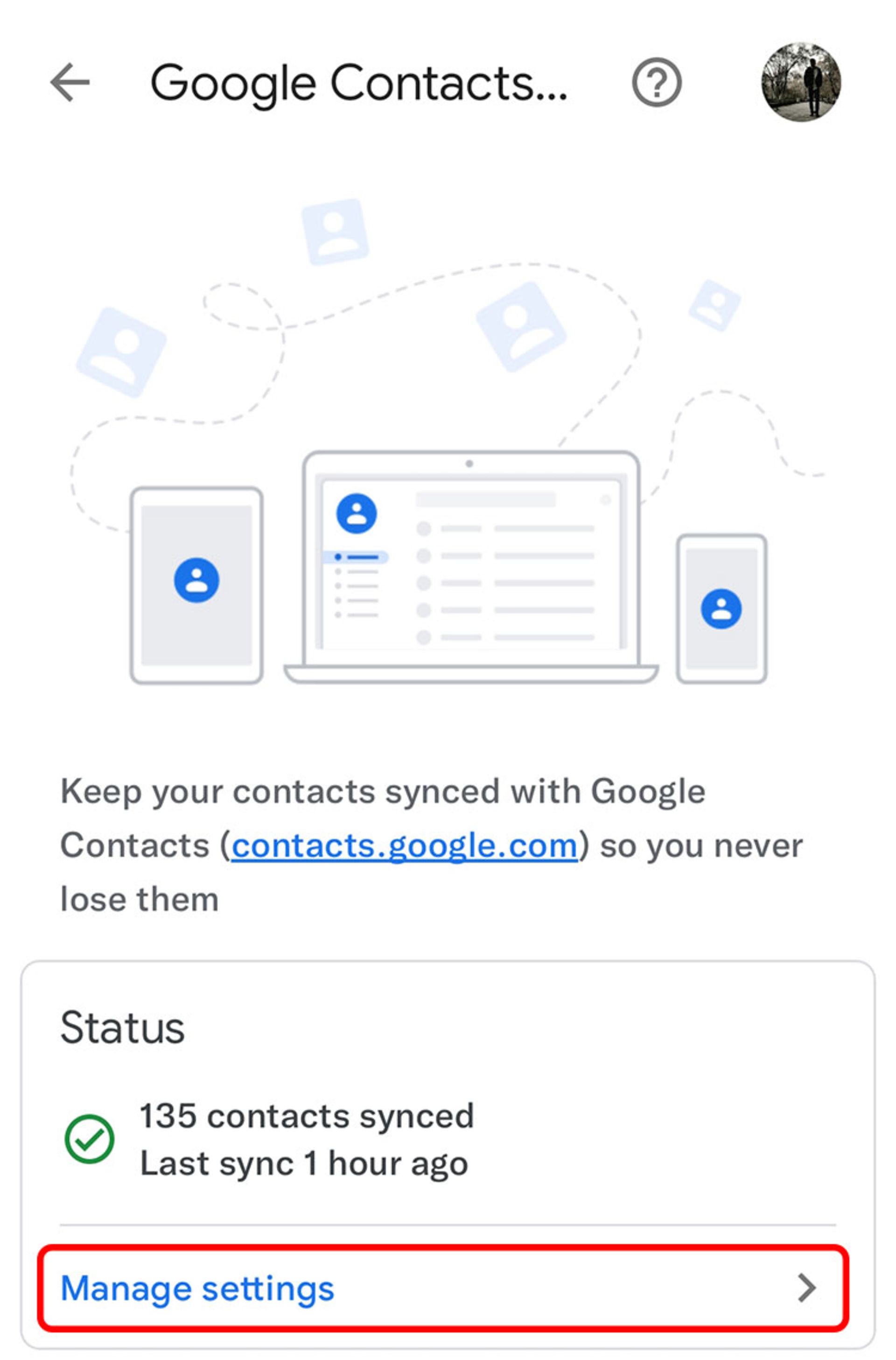 انتقال مخاطبین از جیمیل به گوشی اندروید روش دوم -2<span id=