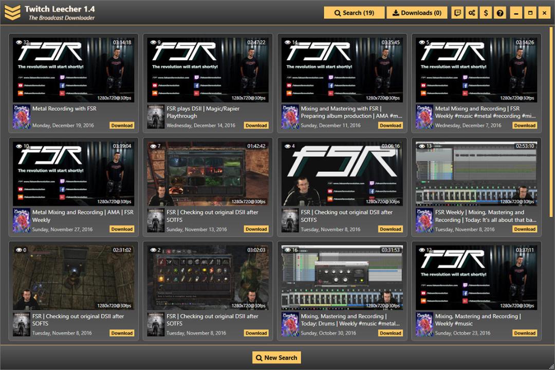 نرم افزار Twitch Leecher