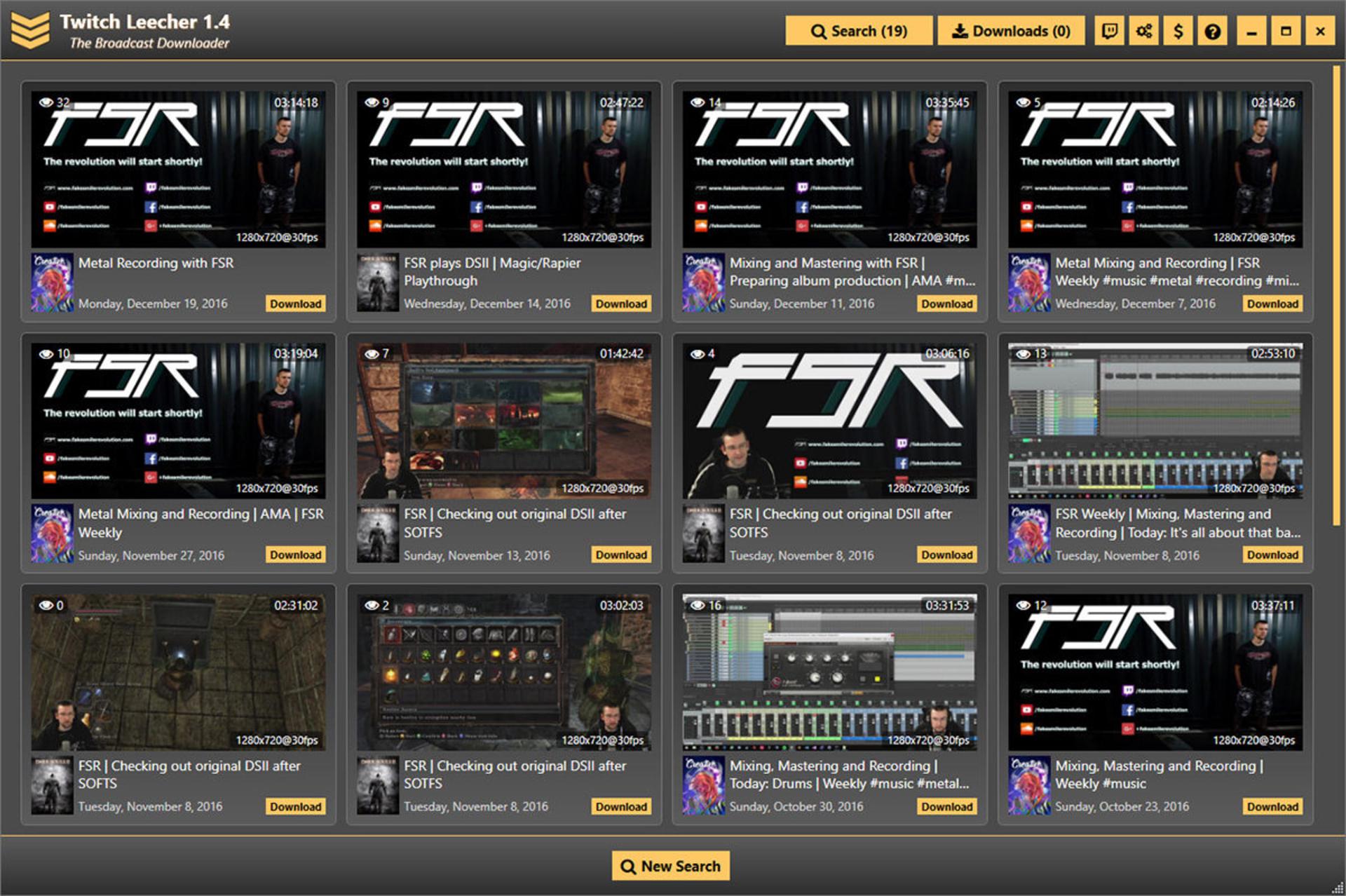 نرم افزار Twitch Leecher