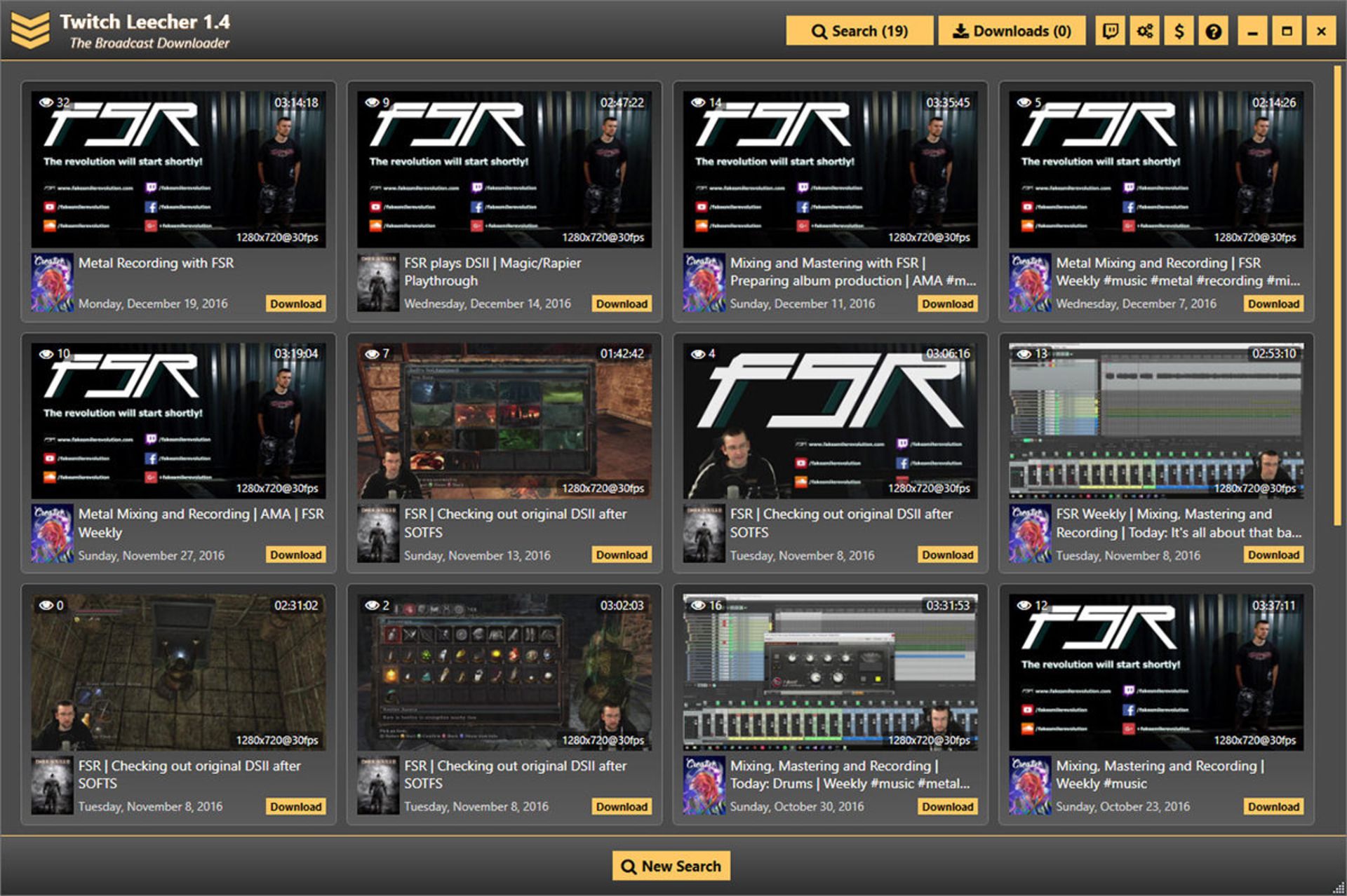 نرم افزار Twitch Leecher
