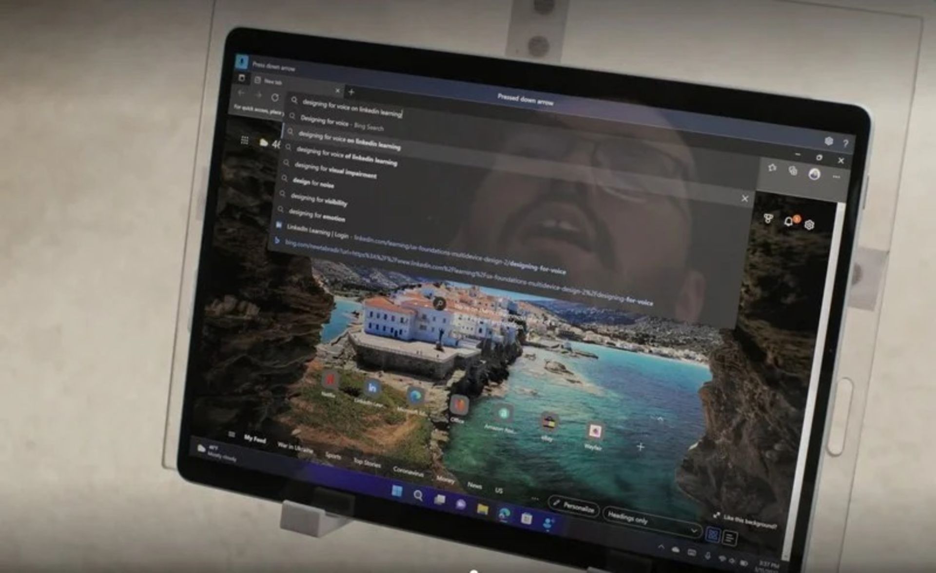 قابلیت دسترسی صوتی ویندوز ۱۱