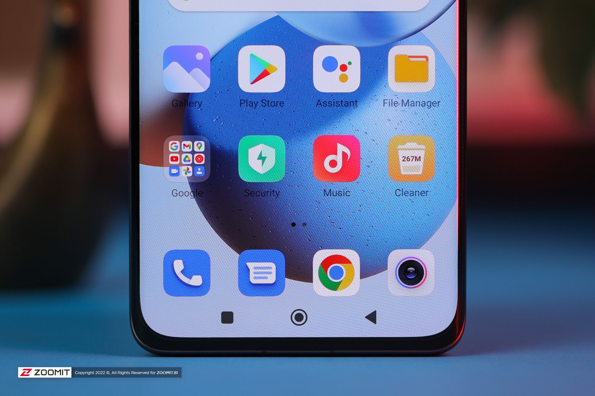 حاشیه پایین شیائومی ۱۲ ایکس