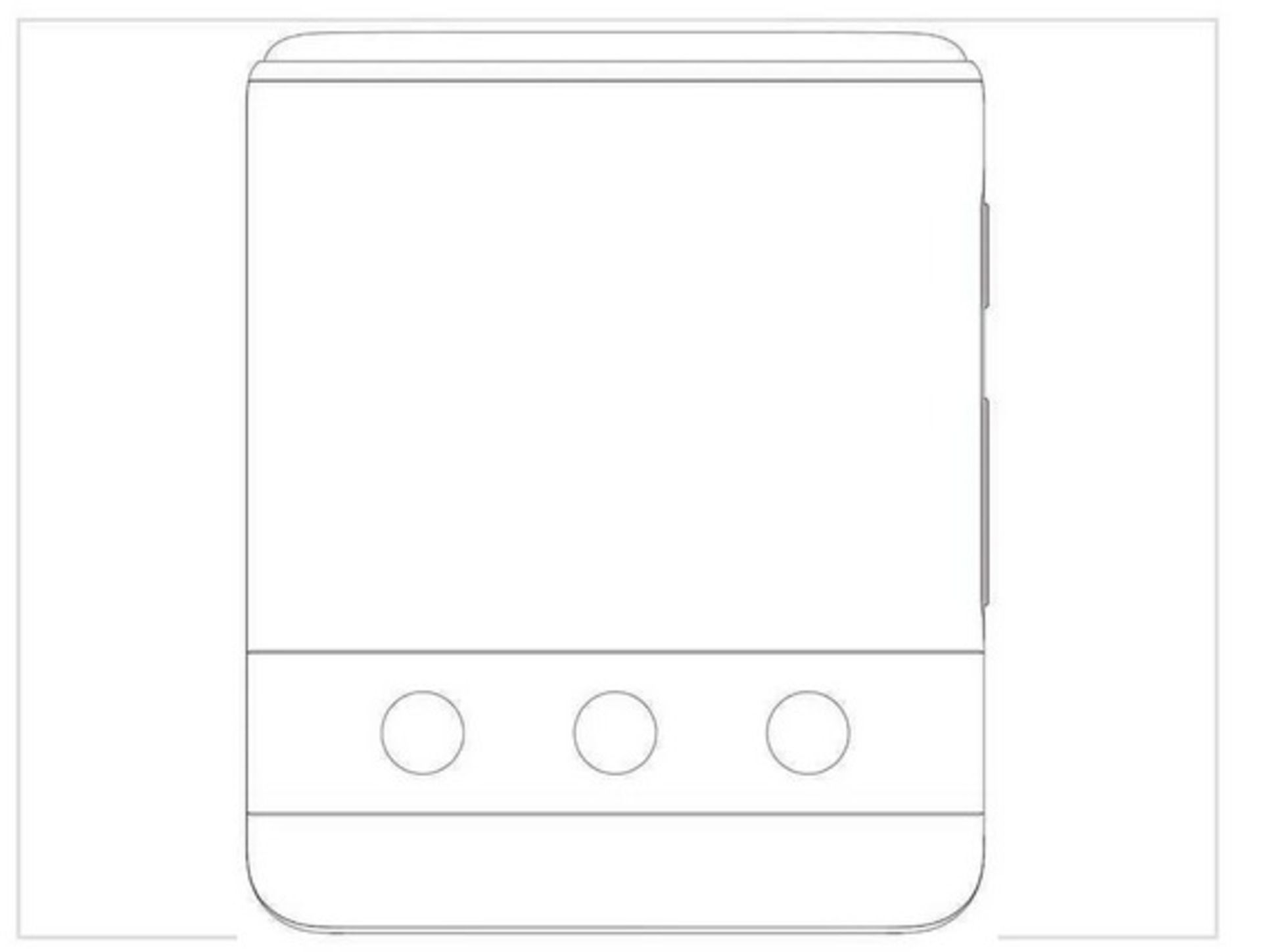 پتنت گوشی تاشو شیائومی درحالت بسته