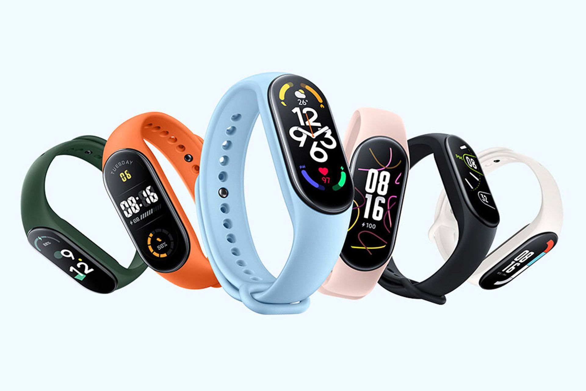 تمام رنگ های شیائومی می بند 7