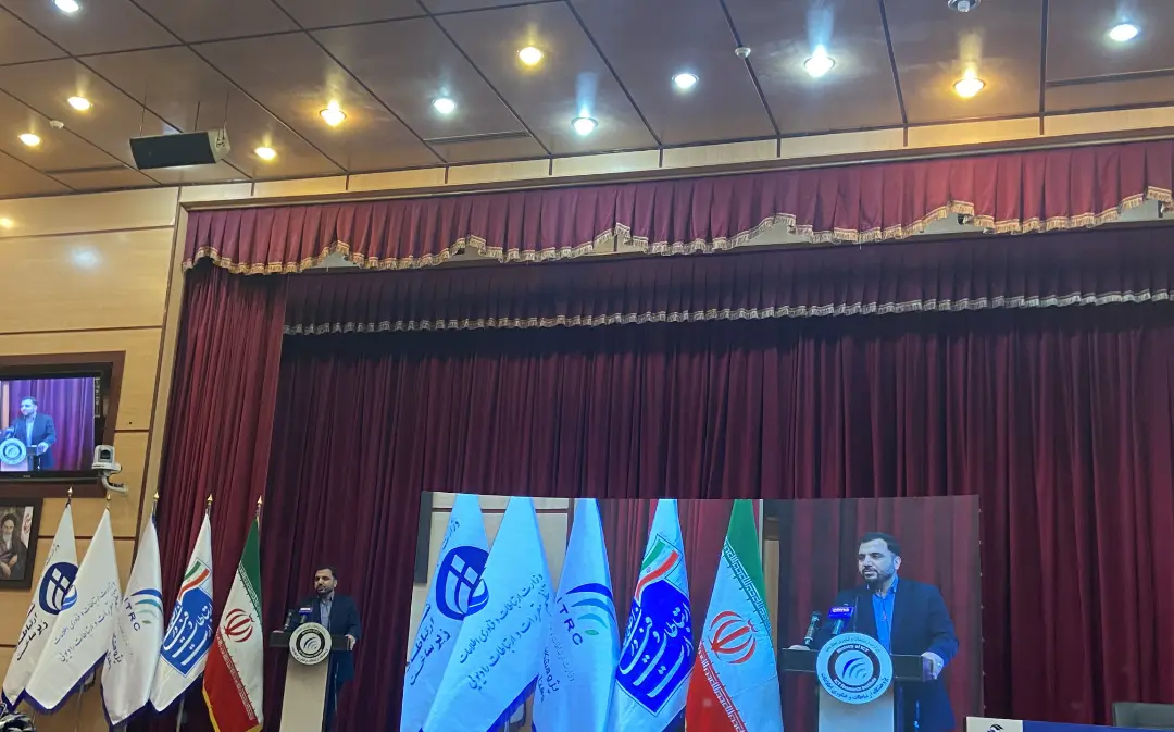 عیسی زارع‌پور، وزیر ارتباطات در مراسم روز جهانی ارتباطات در پژوهشگاه ارتباطات