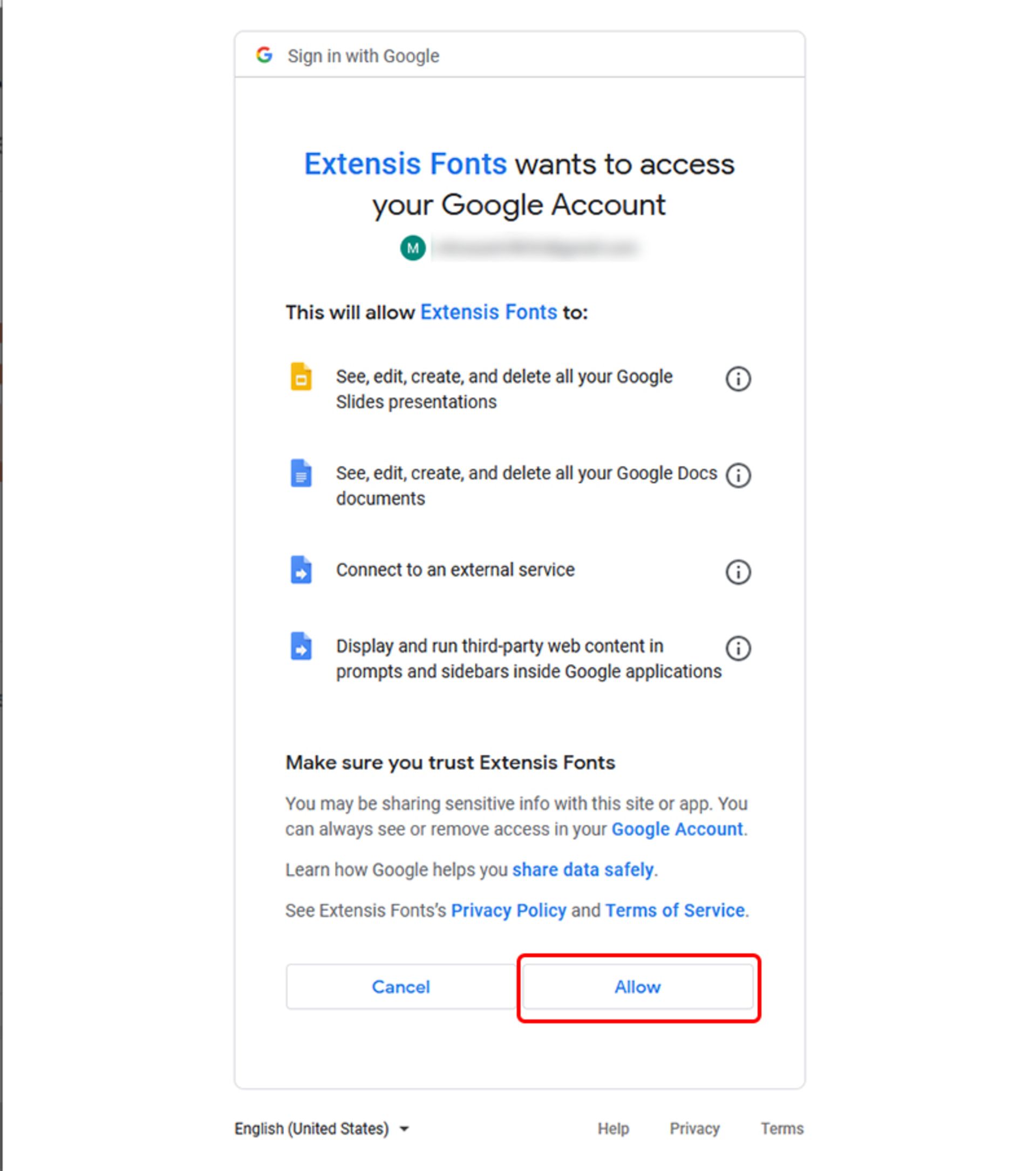 افزودن فونت فارسی در گوگل داکس