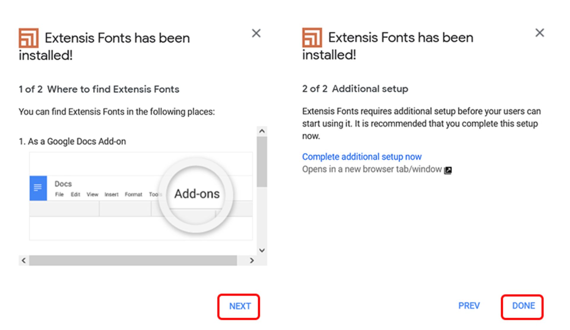 افزودن فونت فارسی در گوگل داکس