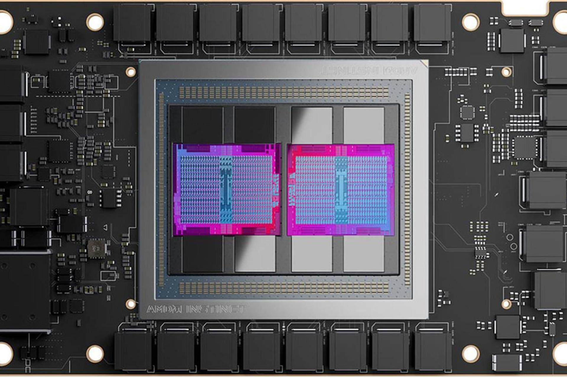 طراحی چیپلت در شتاب دهنده AMD Instinct MI250X