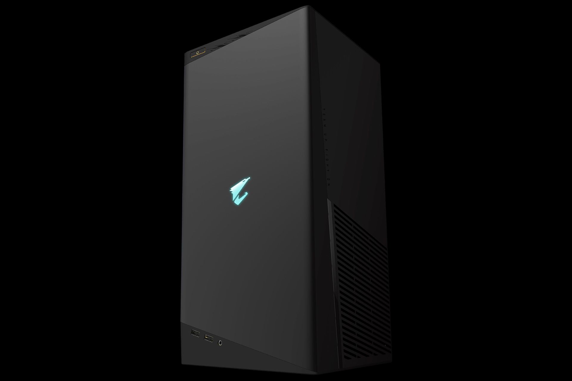 کامپیوتر گیمینگ AORUS Model S 2022 از نمای سه رخ جلو