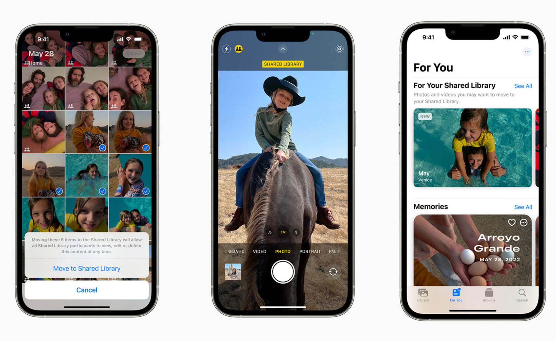 قابلیت iCloud Shared Photo Library در iOS 16