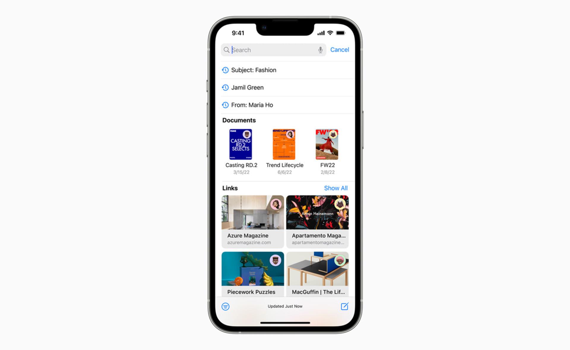 اپلیکیشن Mail در iOS 16