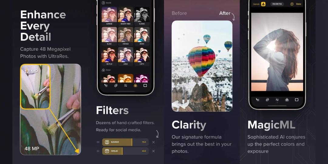 اپلیکیشن Camera+ 2 برای آیفون