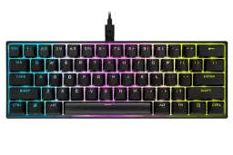 نمای روبرو کیبورد کورسیر K65 RGB MINI