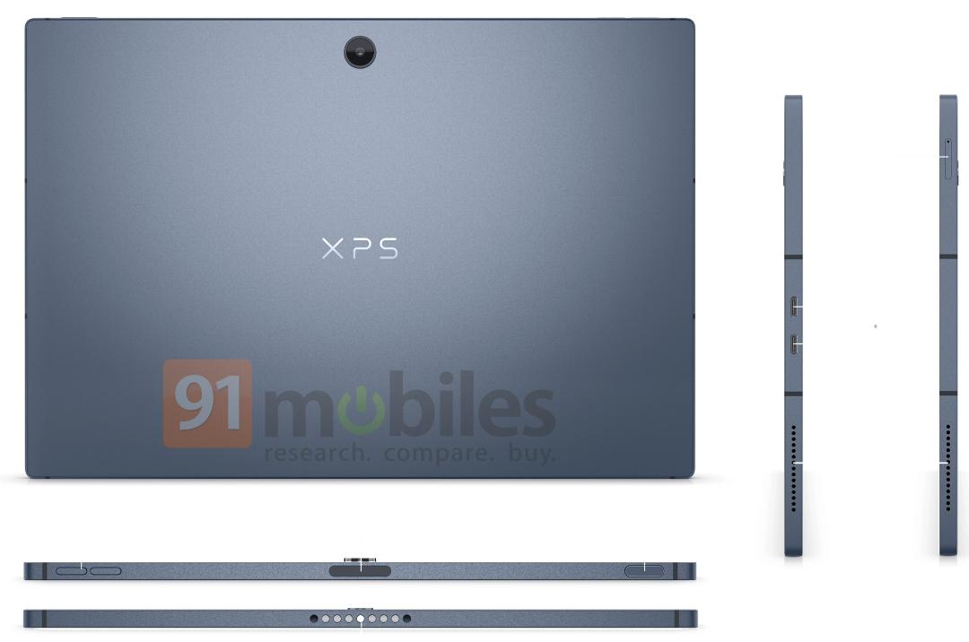 لپ تاپ تبدیل پذیر Dell XPS 2022 با نمایشگر جداشدنی از تمام زوایا
