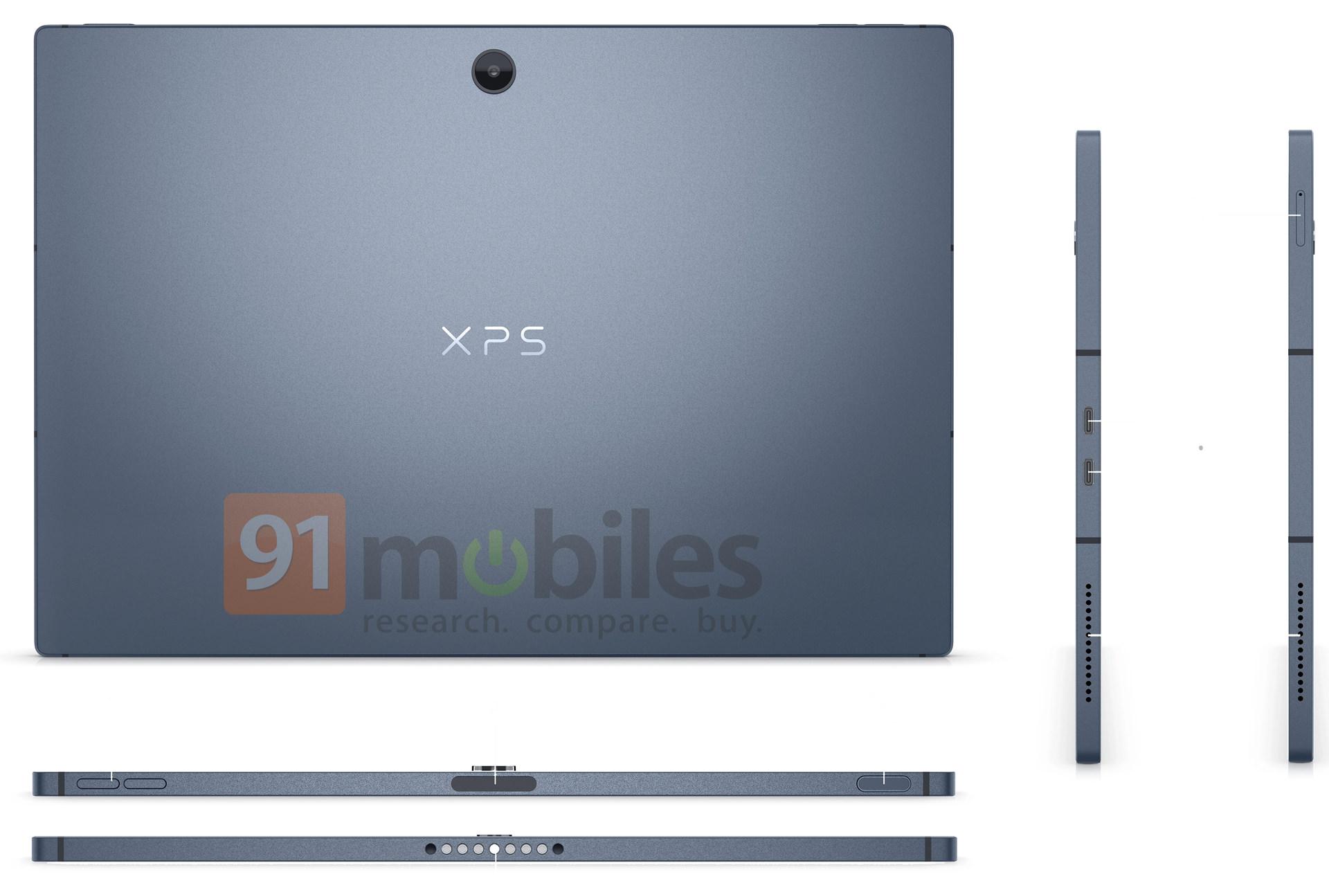 لپ تاپ تبدیل پذیر Dell XPS 2022 با نمایشگر جداشدنی از تمام زوایا