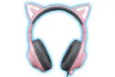 نمای روبرو هدست گیمینگ فاکس ایکس ری FoxXray FXR-BAL-62 ShinyCat صورتی