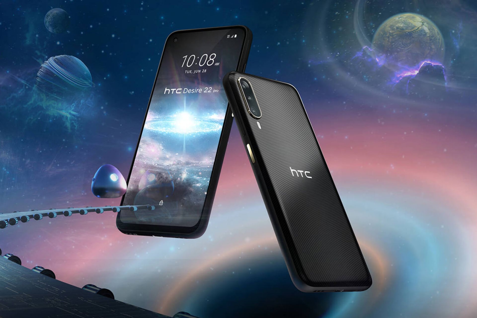 مدل مشکی گوشی HTC Desire 22 Pro