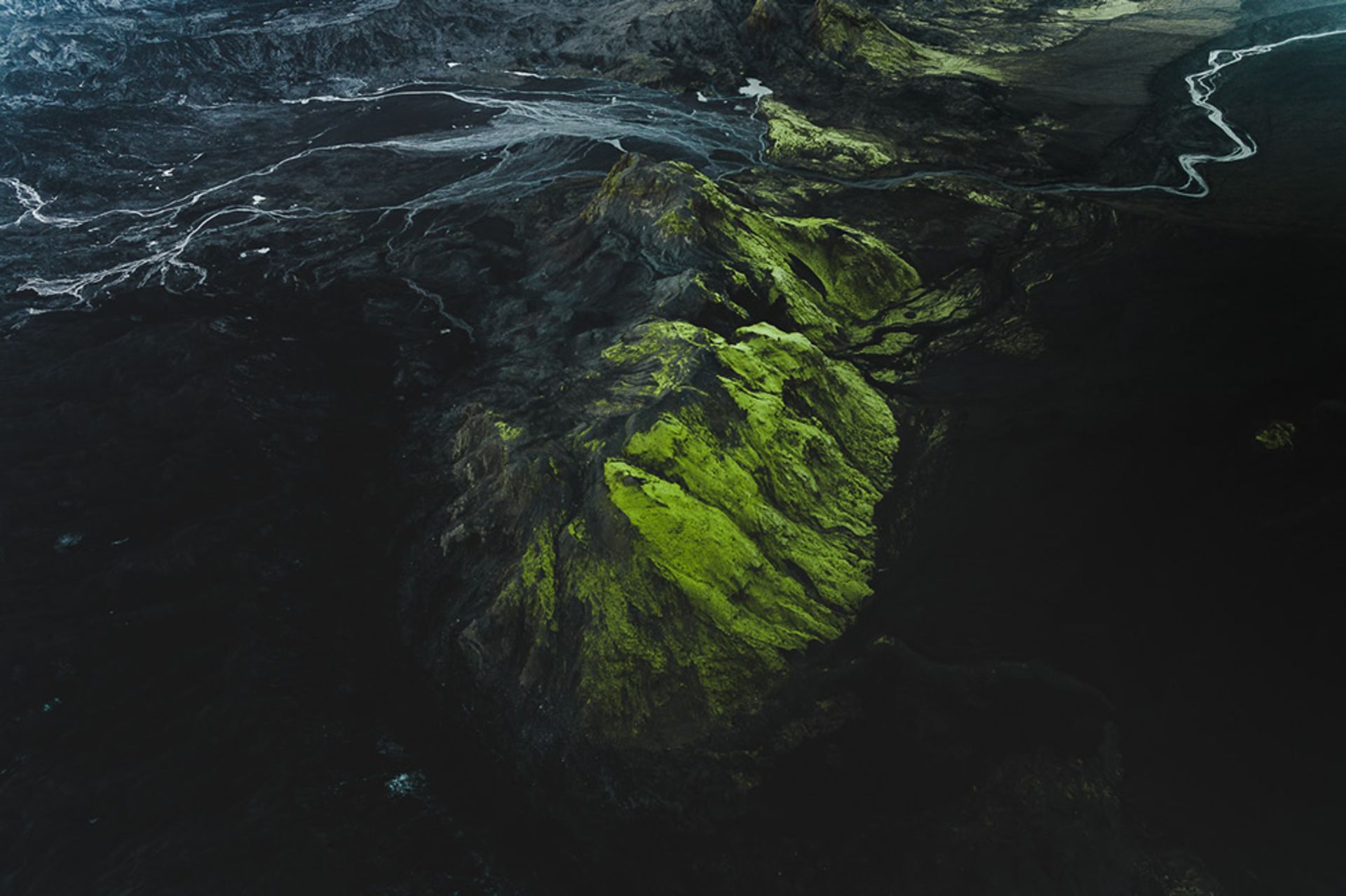 تصاویر هوایی از مناظر ایسلند