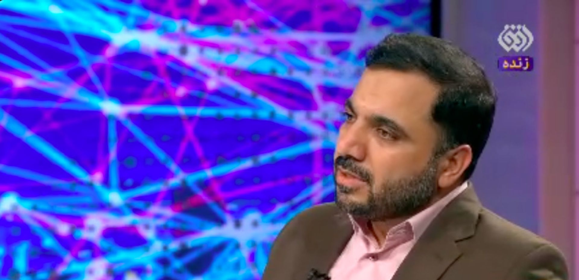 حضور عیسی زارع‌پور، وزیر ارتباطات در برنامه جهان آرا شبکه افق