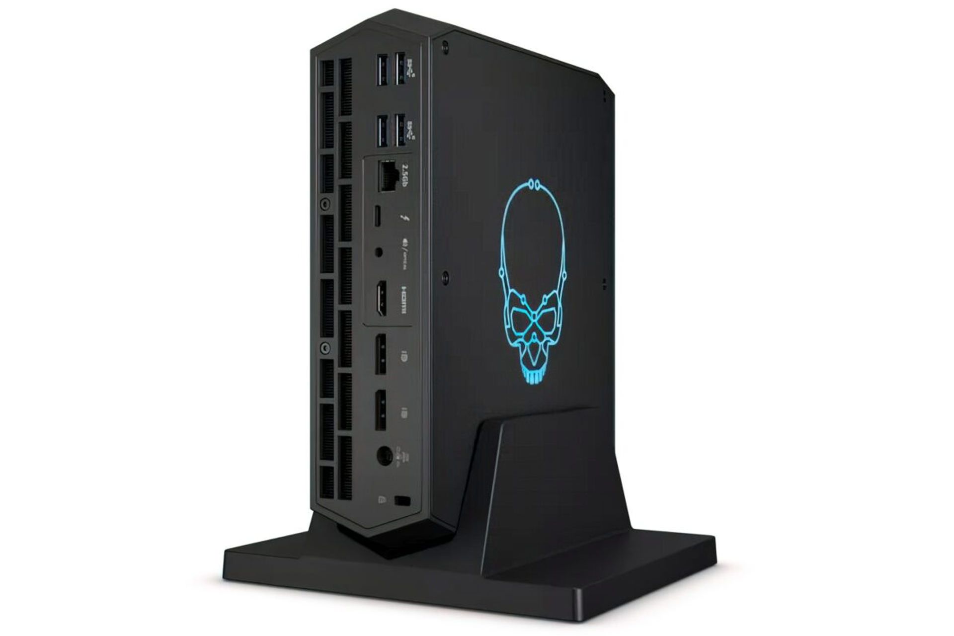 نمای پشت کامپیوتر Intel NUC 12 Serpent Canyon