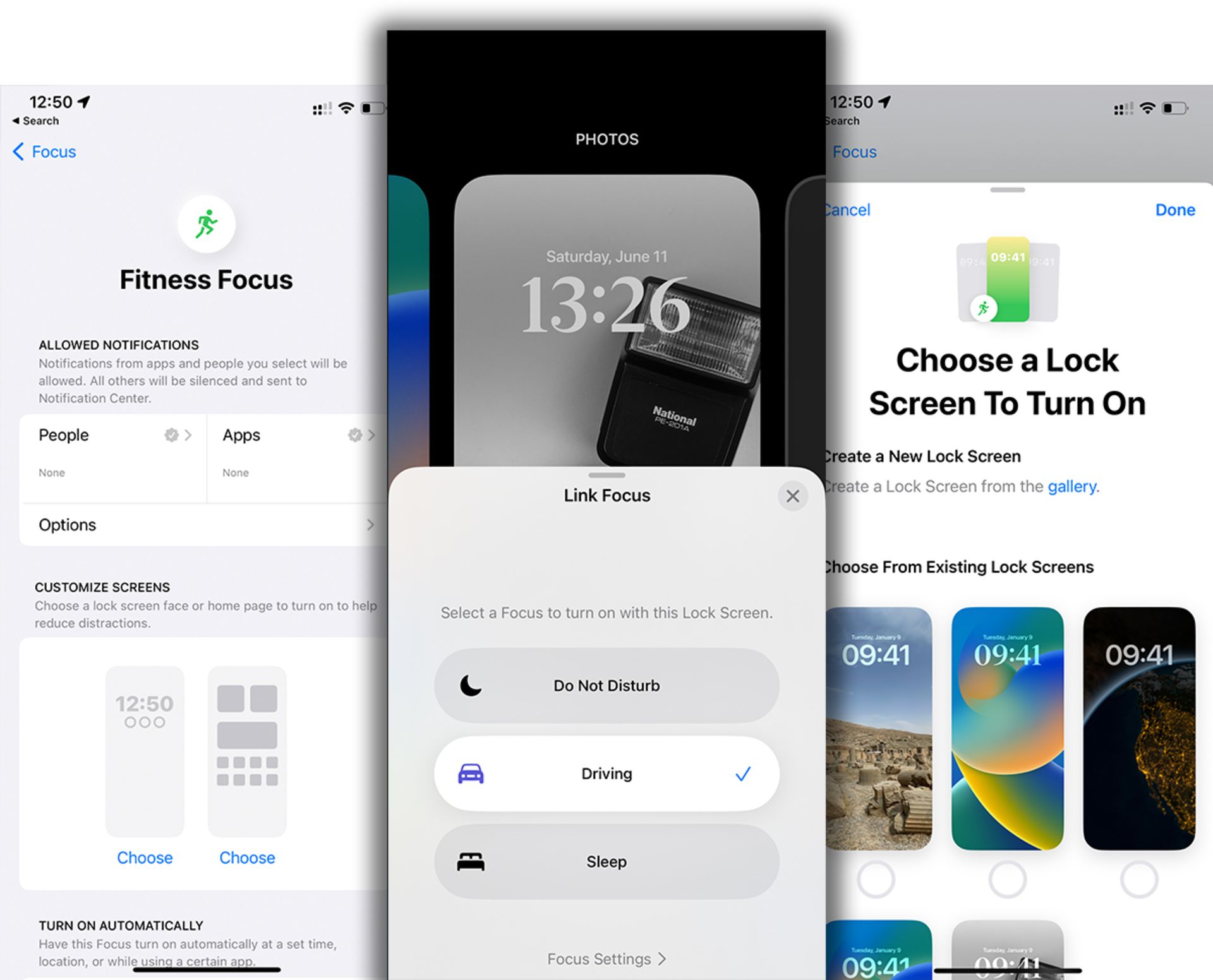 iOS 16 Focus
