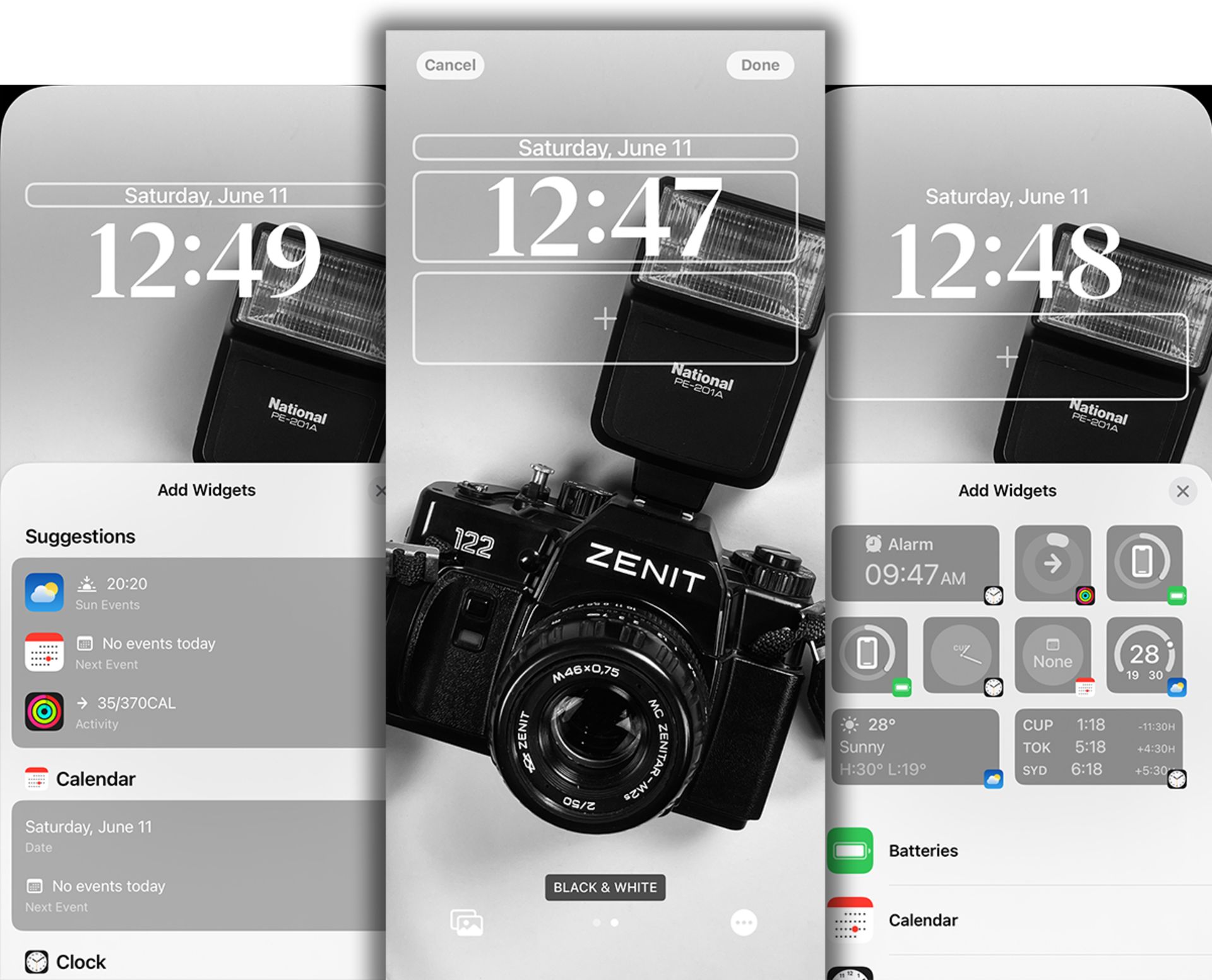 iOS 16 Lockscreen Widgets